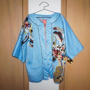 Reversible Very Vollbrach Designer Quilted Kimono